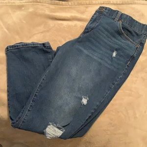 Terra & Sky Stretchy Boyfriend Jeans size 14 Wide